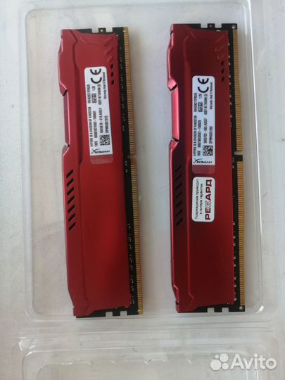 Оперативная память DDR4 Kingston HyperX fury 16gb