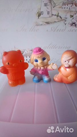 Резиновые игрушки СССР