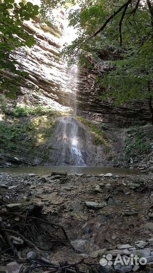 Экскурсии на пшадские водопады,дольмены