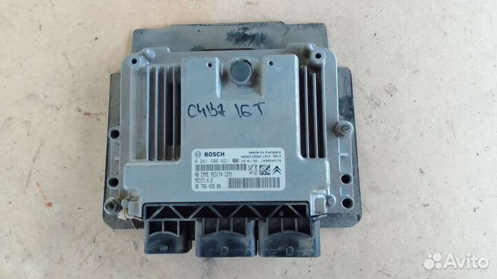 Эбу комплект Ситроен С4 В7 ер6 турбо