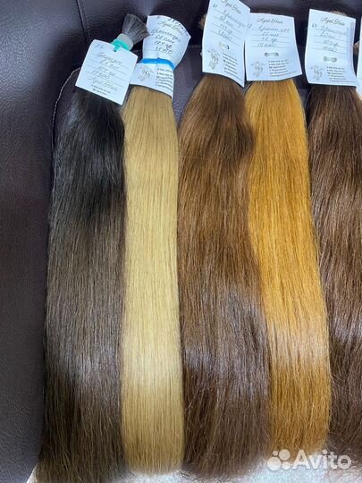 Волосы для наращивания в срезах
