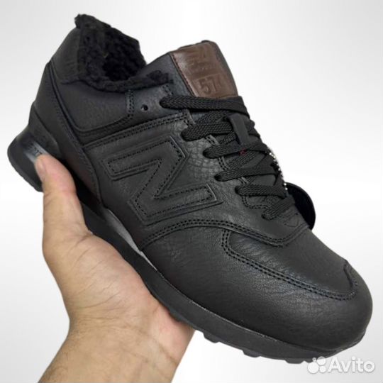 Кроссовки зимние New Balance 574 с мехом