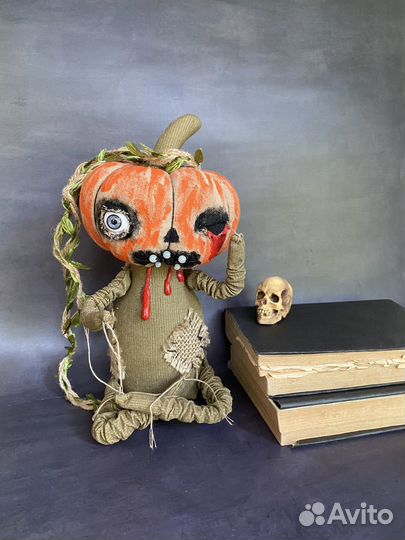 Декор на хеллоуин. Тыква на хэллоуин