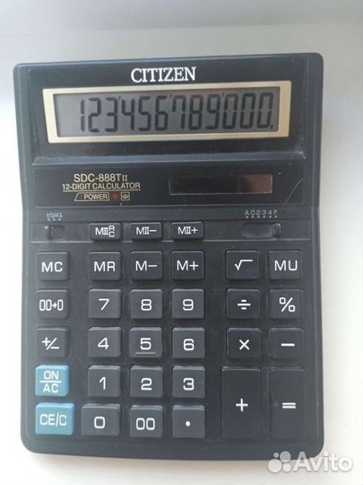 Калькулятор citizen SDC-888t