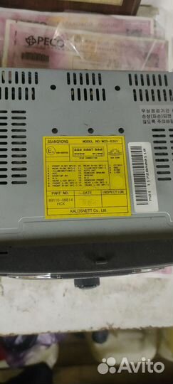 Магнитола на SsangYong rexton