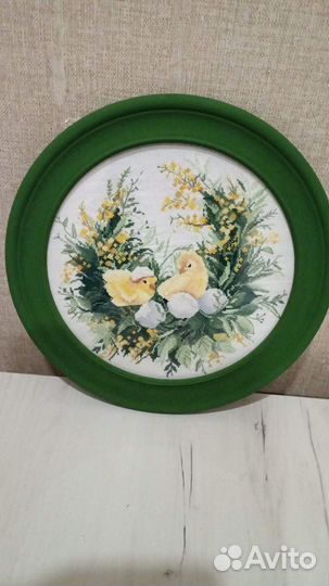 Картина вышитая крестом