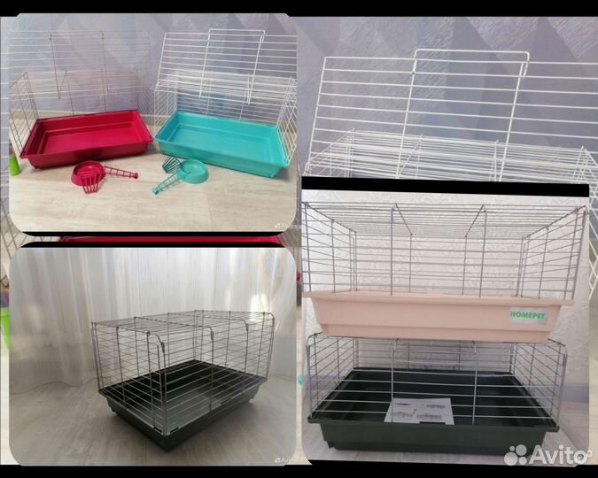 Клетка для кролика, свинки, ёжика, крыс, хорьков