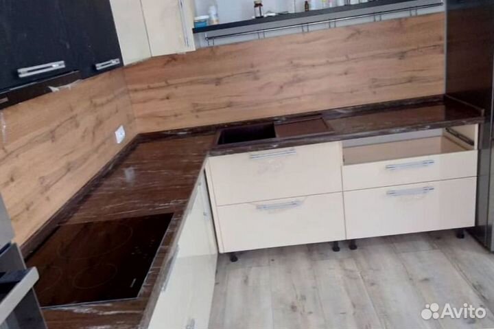 Столешница для кухни из искусственного камня