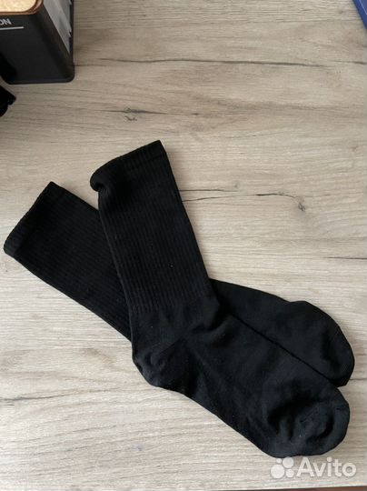 3 пары черных носков высоких