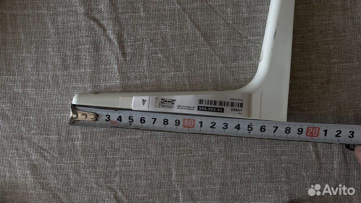 Кронштейн держатель крепеж для полки икеа