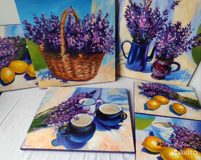 Картина маслом на холсте натюрморт