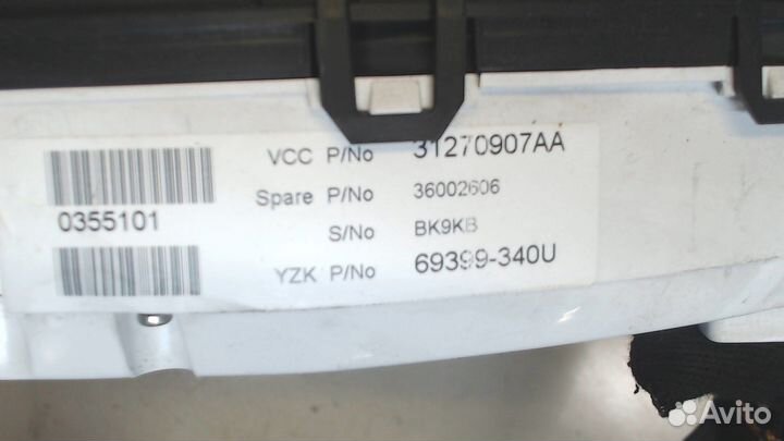 Щиток приборов Volvo XC70, 2010