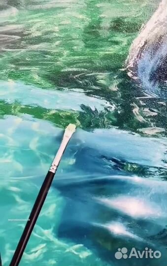 Картины маслом на холсте море гиперреализм разные