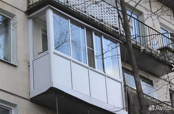 Остекление раздвижное по договору