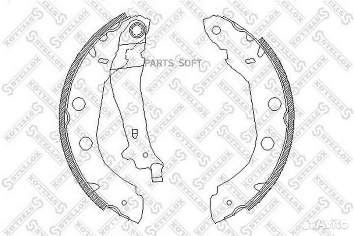 Stellox 426100SX Колодки барабанные Nissan Primera