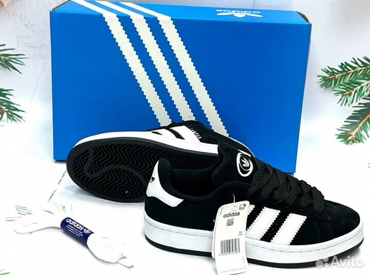 Кроссовки Adidas Campus 00s Black Люкс