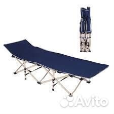 Кровать-раскладушка с матрасом, 190х70см до 200кг