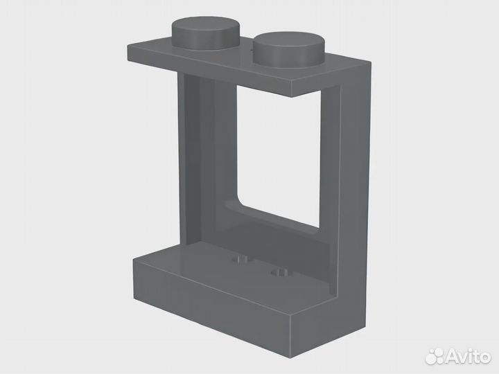 Деталь Lego 2377 Dark Bluish Gray N