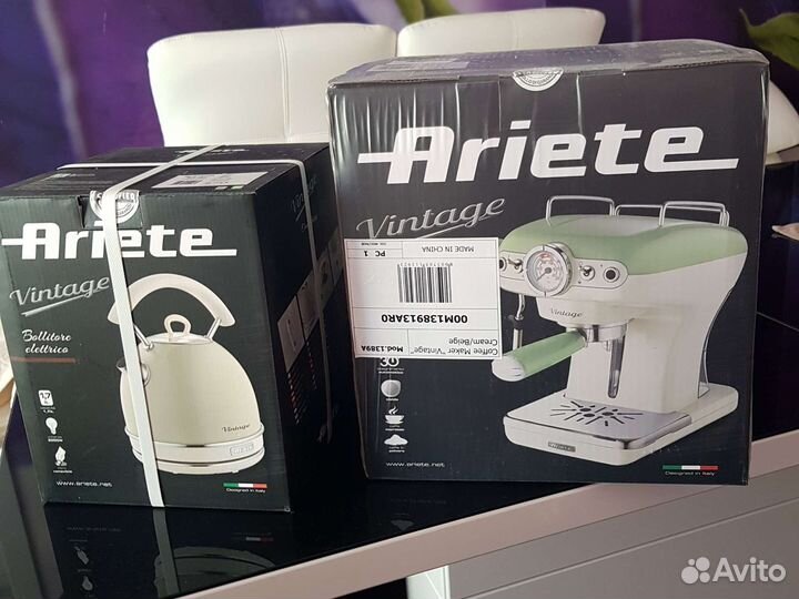 Кофемашина и чайник Ariete
