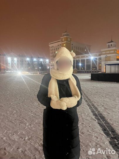 Шапка женская 3в1