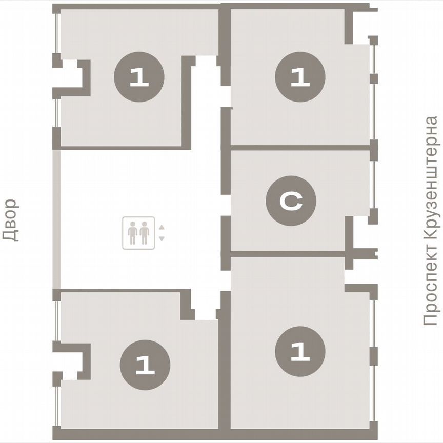 1-к. квартира, 47,2 м², 4/16 эт.