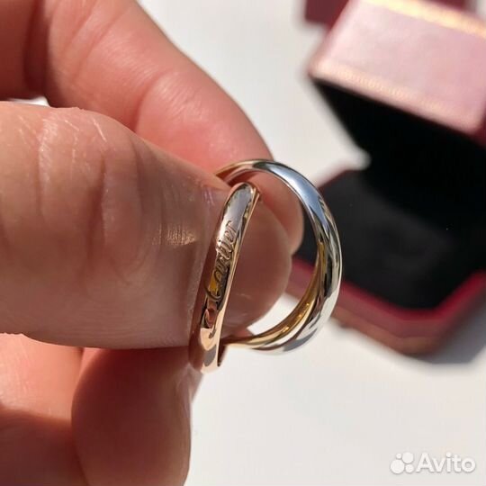Кольцо Cartier trinity маленькая модель