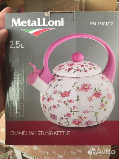 Чайник эмалированный