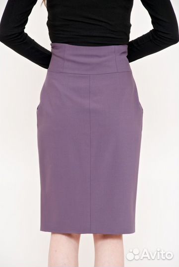 Юбка Lagerfeld. Фиолетовая, узкая, карандаш