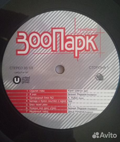 Виниловая пластинка Зоопарк Tribute '2002