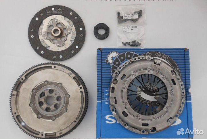 Комплект сцепления VAG (3in1kit) + маховик Sachs