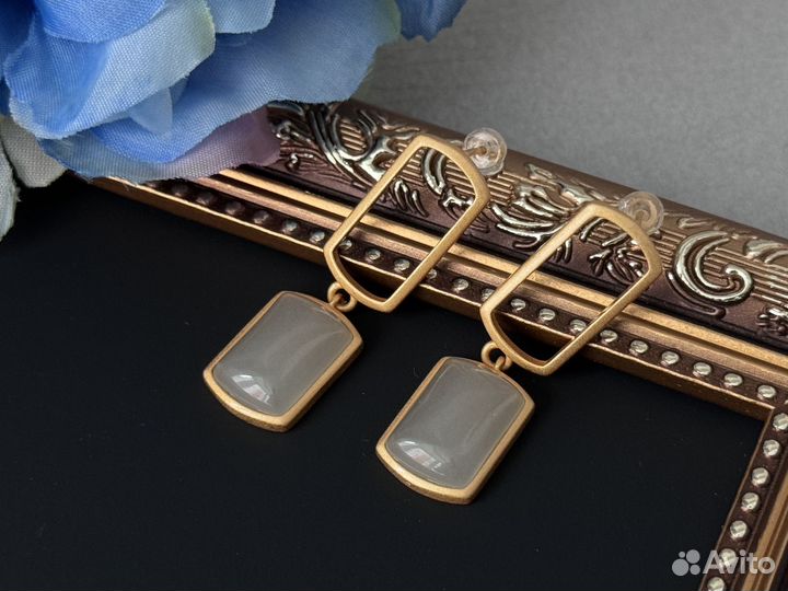 Серьги серебряные