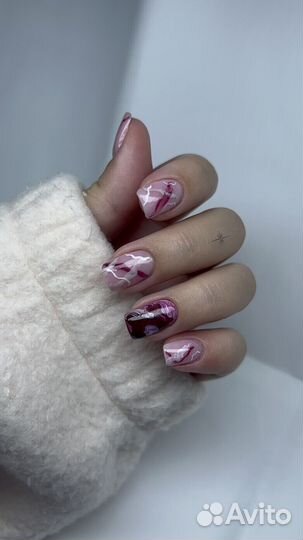 Маникюр гель-лак/наращивание