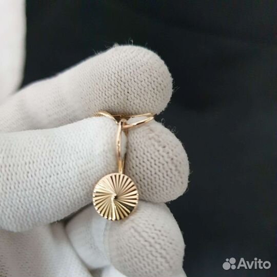 Серьги золотые 583 СССР