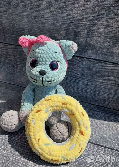 Игрушка мишка вязаный