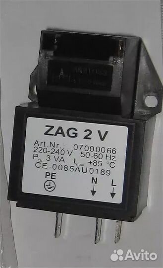 Трансформатор Honeywell ZAG 2V для котлов Baxi