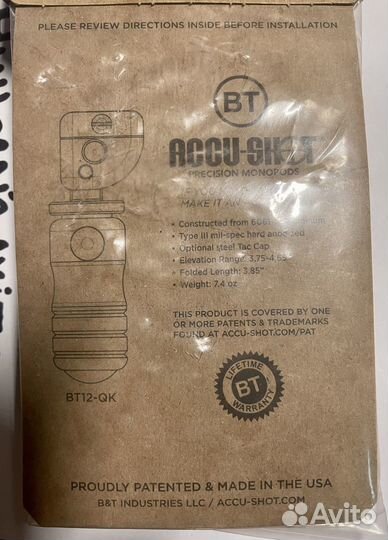 Монопод Accu-Shot BT12-QK