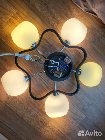 Люстра потолочная бу