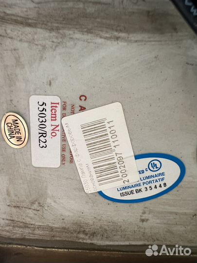 Лампы настольные с фарфоровым основанием