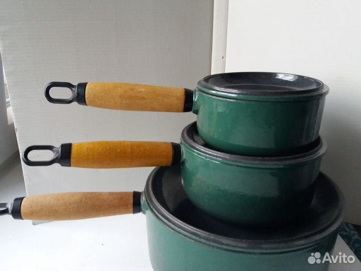 Ковши чугунные покрытые Эмалью