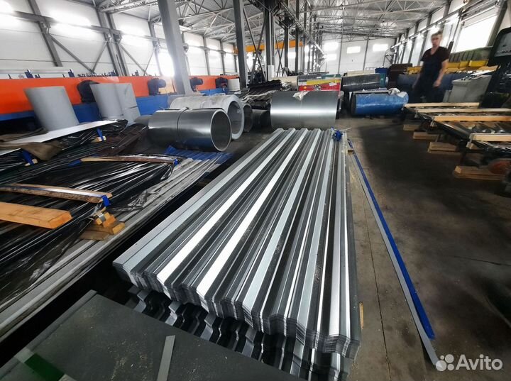 Профнастил оцинкованный окрашенный С-8 0,5х1150