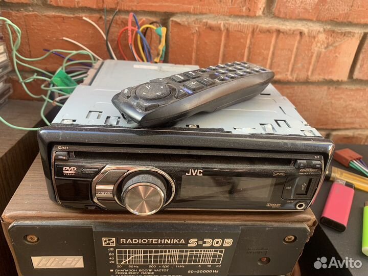 Автомагнитола с оптикой JVC KD-DV5507