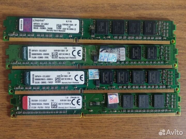 Оперативка DDR3 для компа 4 Гб (1600, 1333 Мгц)