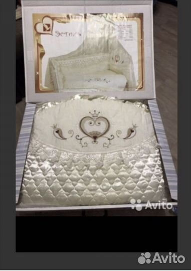 Комплект в кроватку золотой гусь эстель