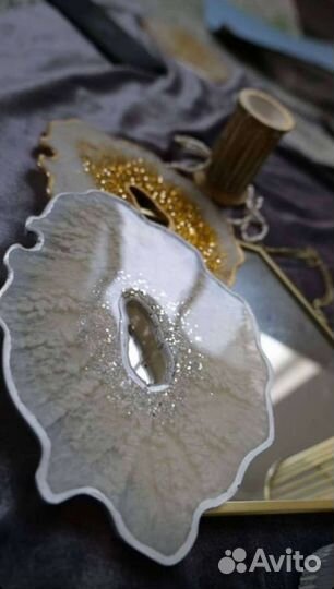 Декор поднос для свечей для украшений