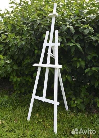 Мольберт деревянный белый