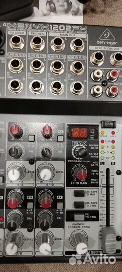 Микшерный пульт behringer xenyx 1202fx