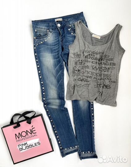 Костюм майка и джинсы. Италия