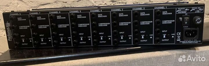 Компрессор, Лимитер, Гейтер. Presonus ACP88