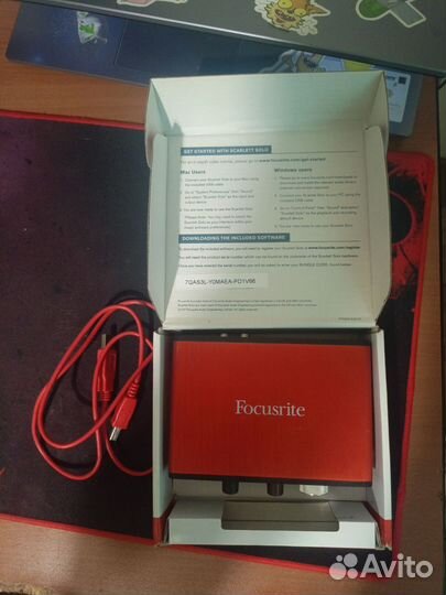 Звуковая карта Focusrite Scarlett solo 2nd gen