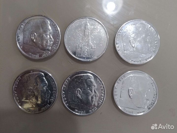 Серебряные 5 марок